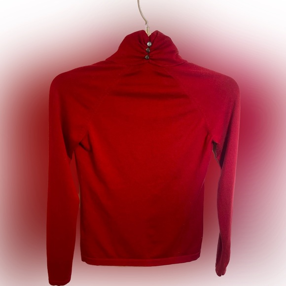 Lauren Ralph Lauren Sweater Jewelled Neck and Button Back - Picture 2 of 4